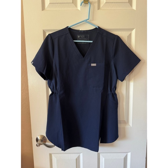 NWT Figs Octavia Hybrid Maternity Scrub Top - Picture 3 of 9